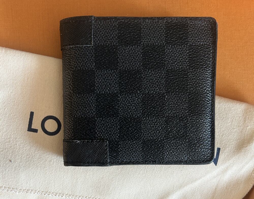 Louis Vuitton Marco Wallet in Damier Graphite